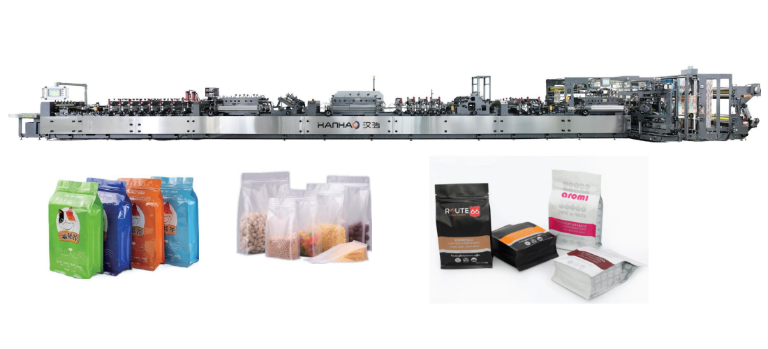 HHAO800S-PD  Flat Bottom  Pouch Making Machine